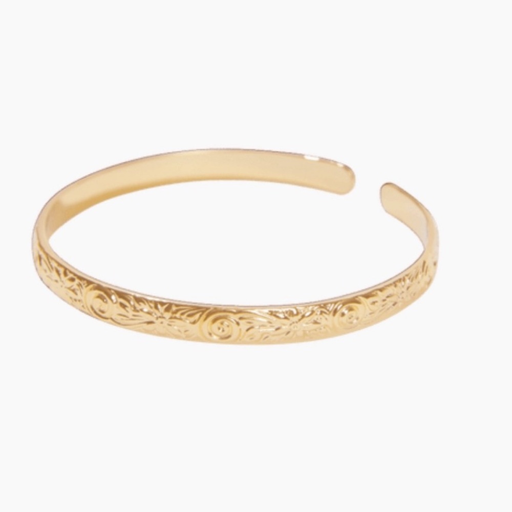 New Our Spare Change Floral Cuff